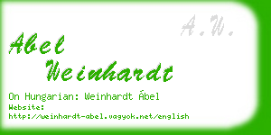 abel weinhardt business card